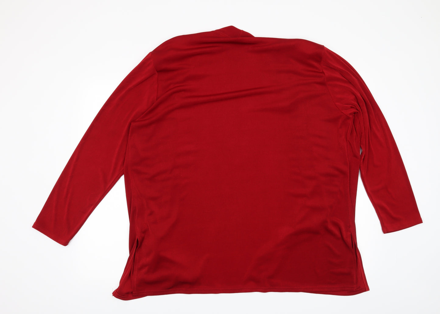 Preworn Womens Red   Cardigan Jumper Size L