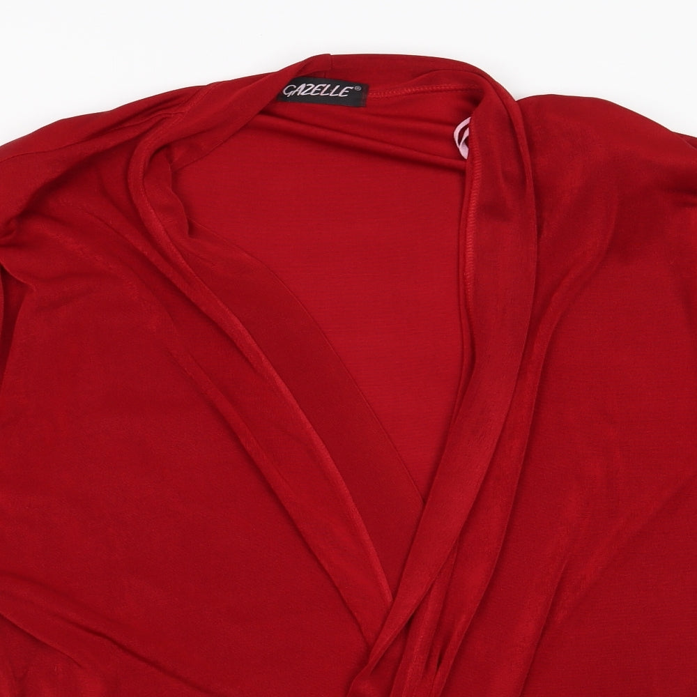 Preworn Womens Red   Cardigan Jumper Size L