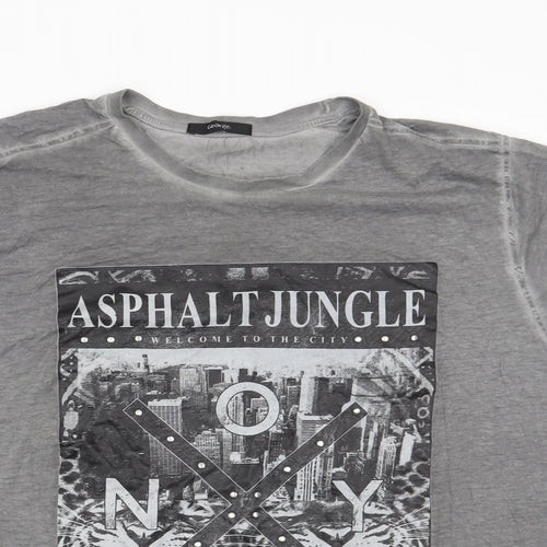 George Mens Grey    T-Shirt Size XL  - Asphalt Jungle