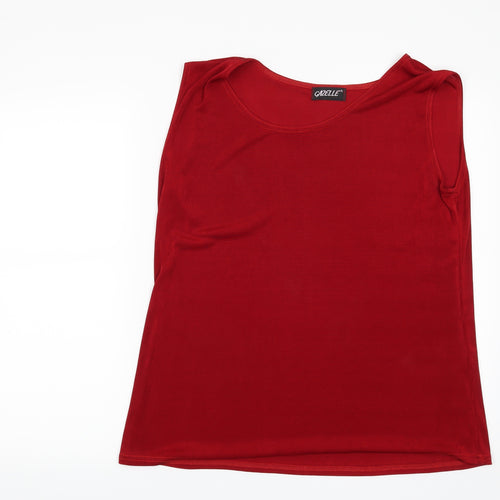 Gazelle Womens Red   Basic Blouse Size L