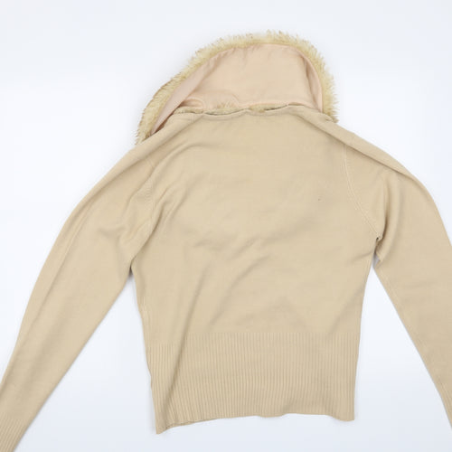 Editions Womens Beige   Cardigan Jumper Size L
