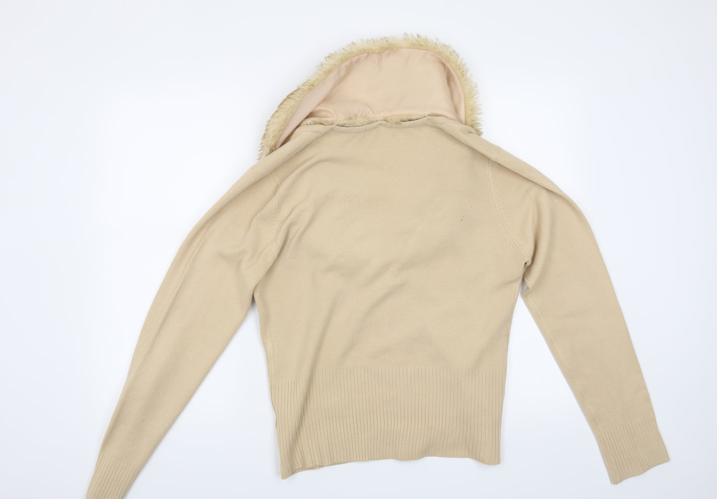 Editions Womens Beige   Cardigan Jumper Size L