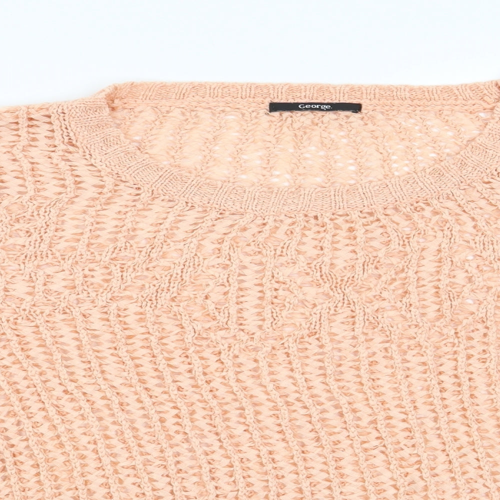 George Womens Orange   Pullover Jumper Size 14
