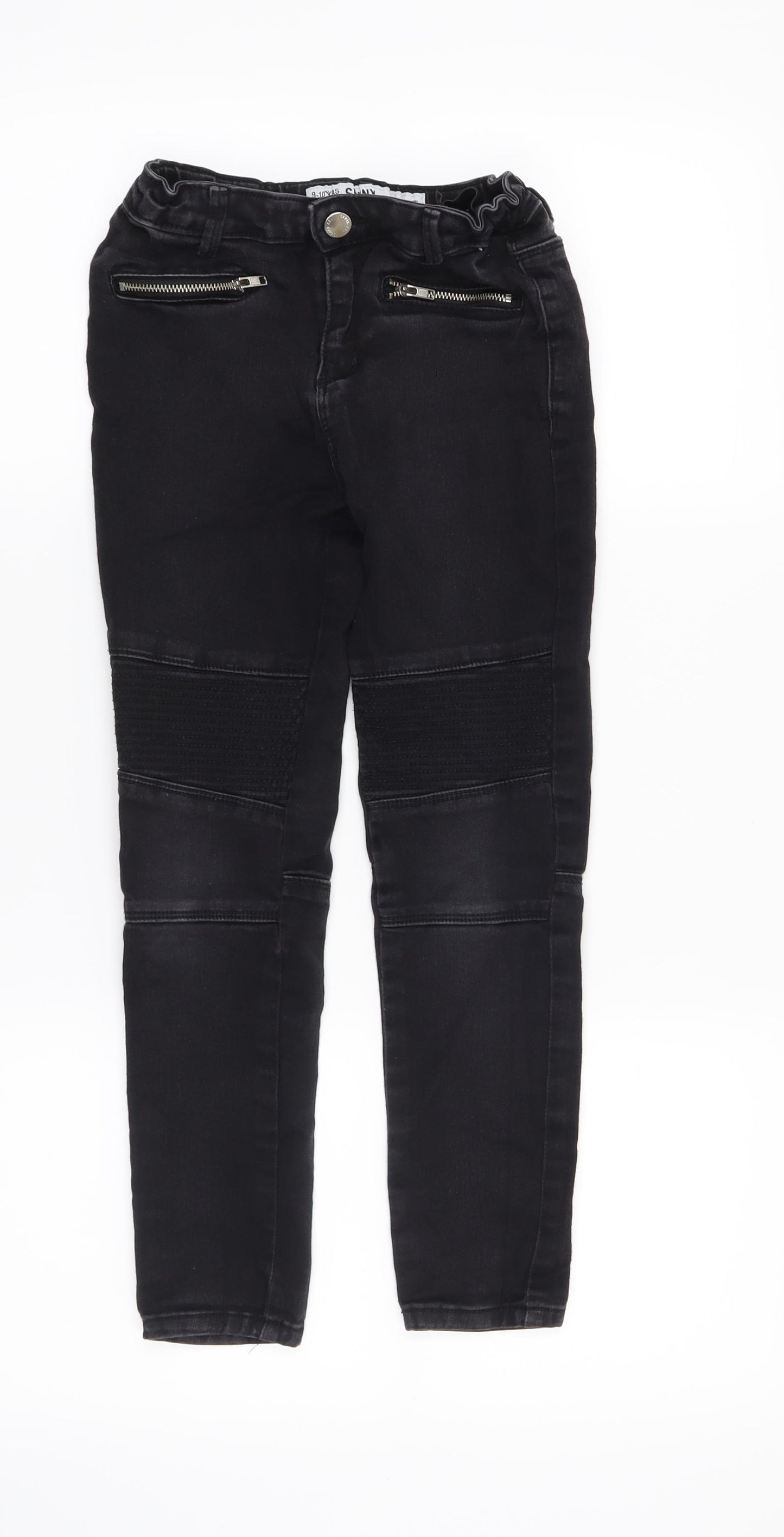 Denim CO Boys Black   Skinny Jeans Size 9-10 Years