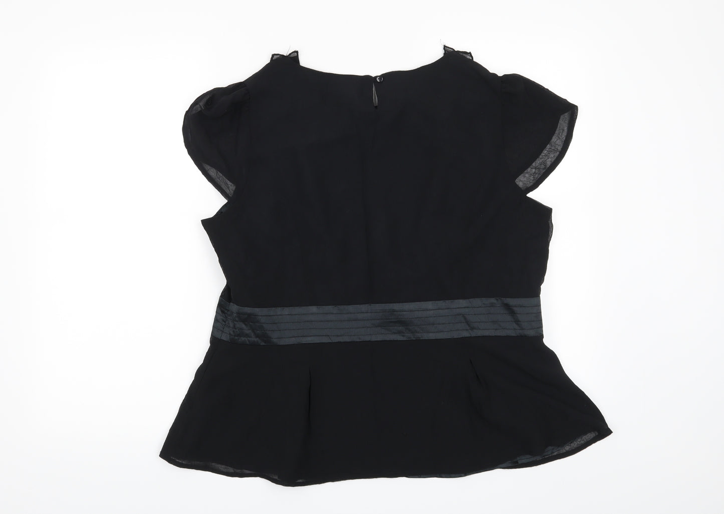 South Womens Black   Basic Blouse Size 18