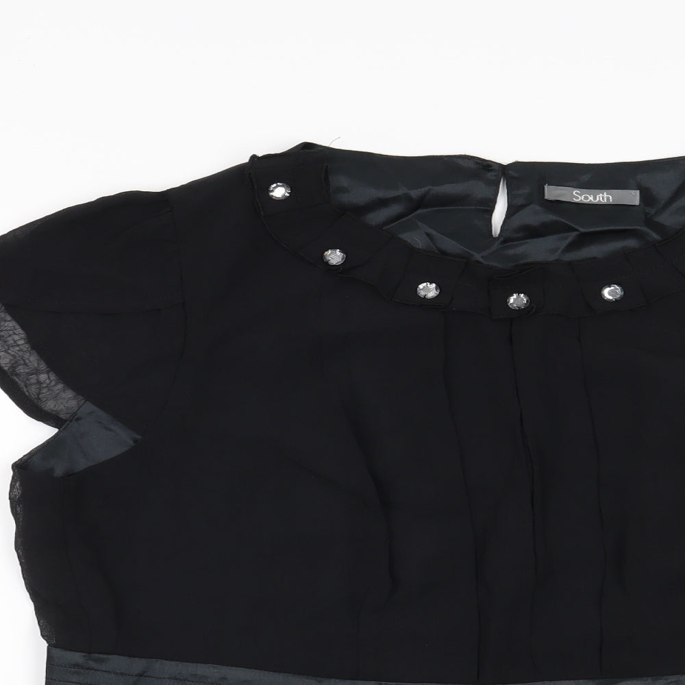 South Womens Black   Basic Blouse Size 18