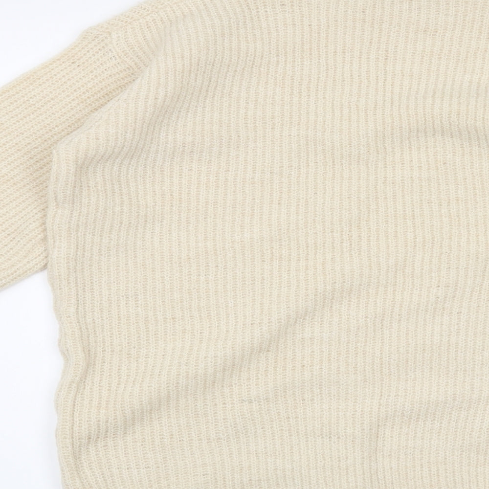 Quiz Womens Beige   Pullover Jumper Size S