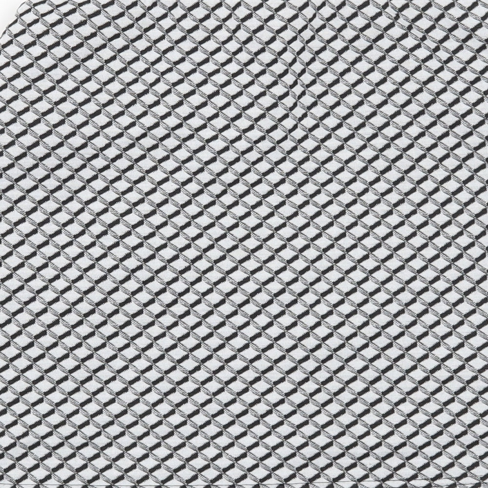 Atmosphere Womens Grey Geometric  Mini Skirt Size 8