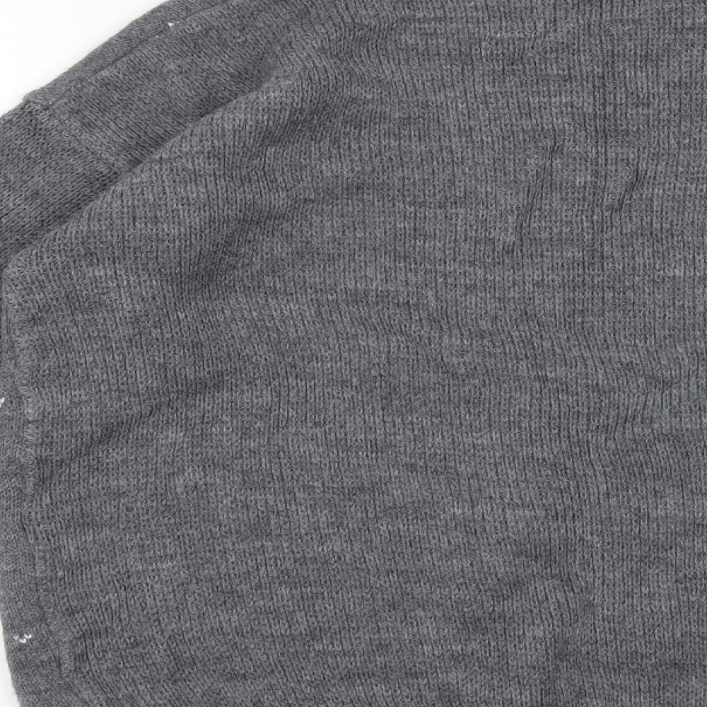 Sixth Avenue Womens Grey   Pullover Jumper Size M  - Christmas