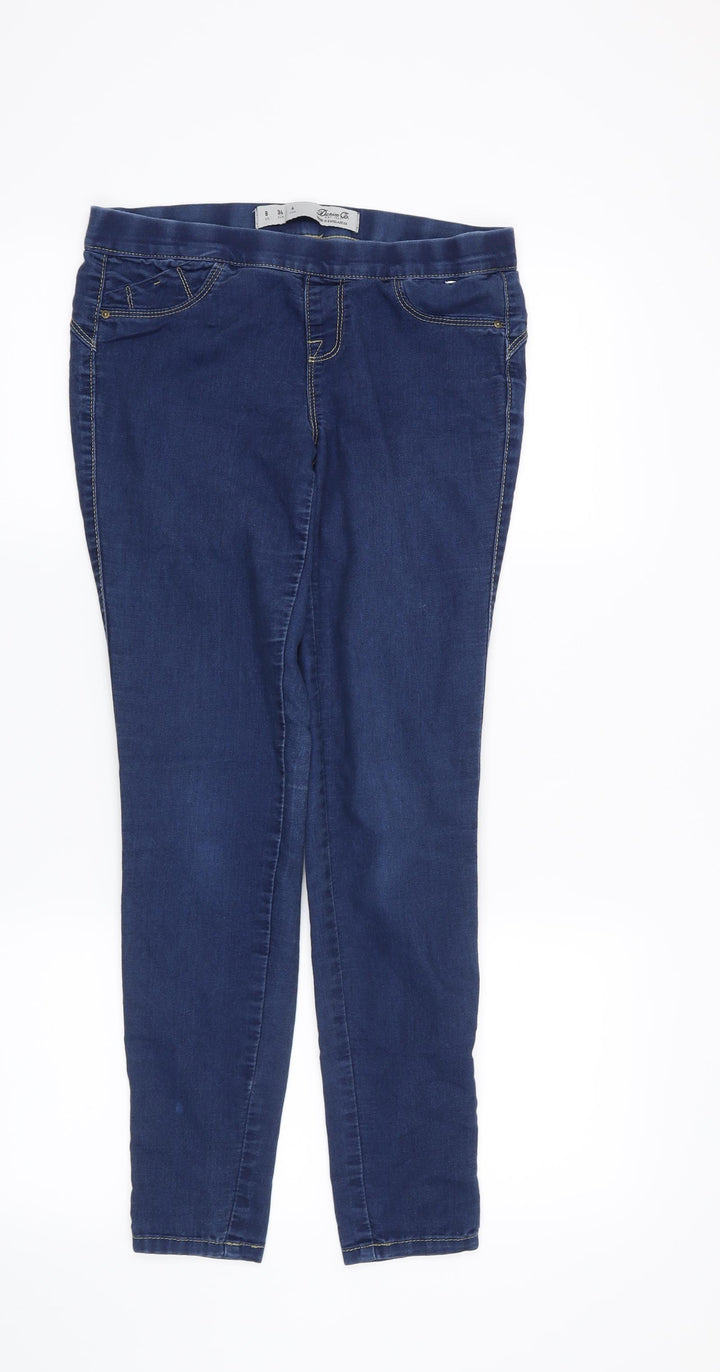 Denim CO Womens Blue Jegging Jeans Size 8 L27 in