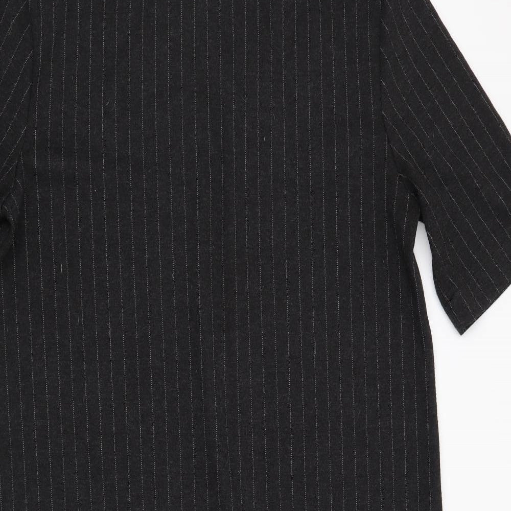Marks and Spencer Womens Grey Striped  Trapeze & Swing  Size 12