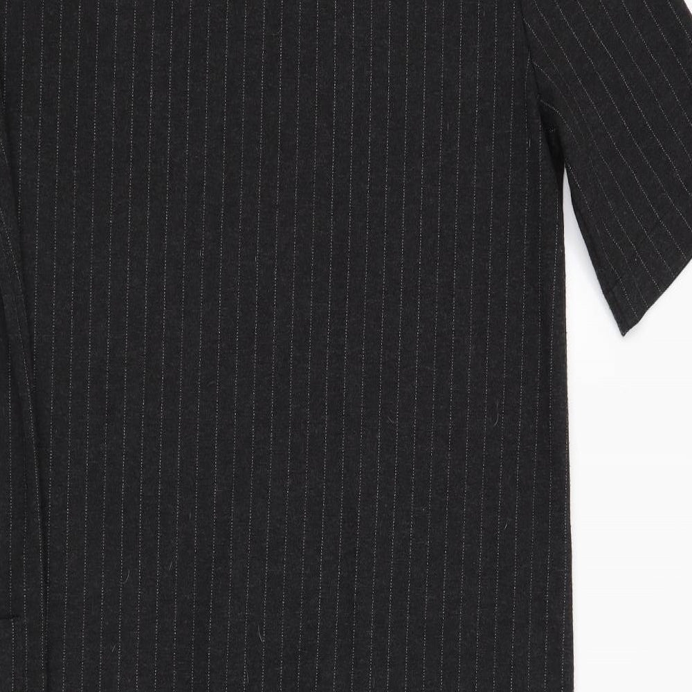 Marks and Spencer Womens Grey Striped  Trapeze & Swing  Size 12