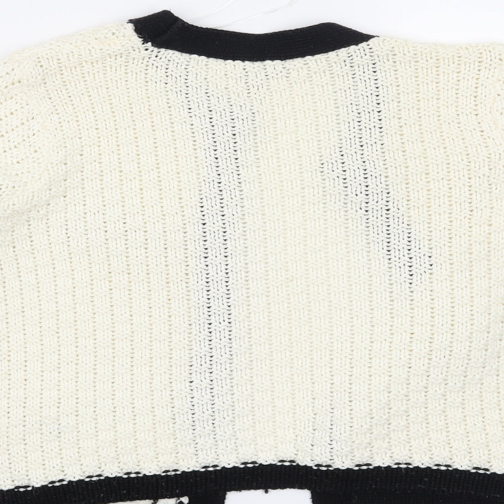 Topshop Womens Beige   Cardigan Jumper Size 10