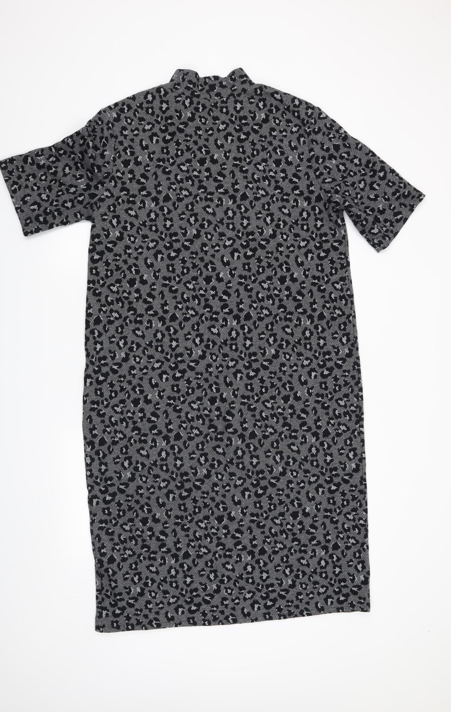 Marks and Spencer Womens Grey Animal Print  Trapeze & Swing  Size 12