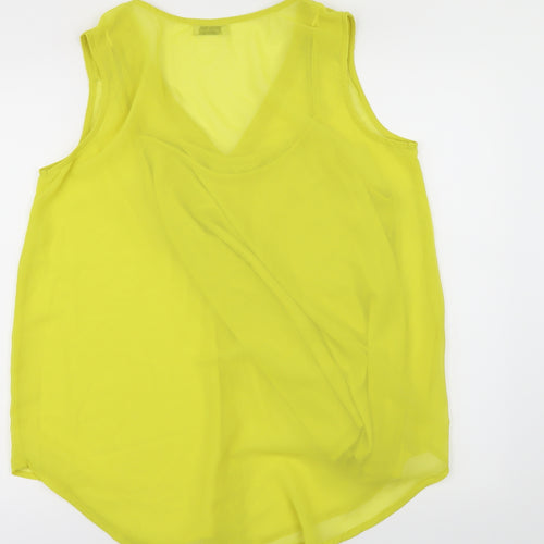 Simply Stock Shop Womens Yellow   Basic Blouse Size 14  - vest attached