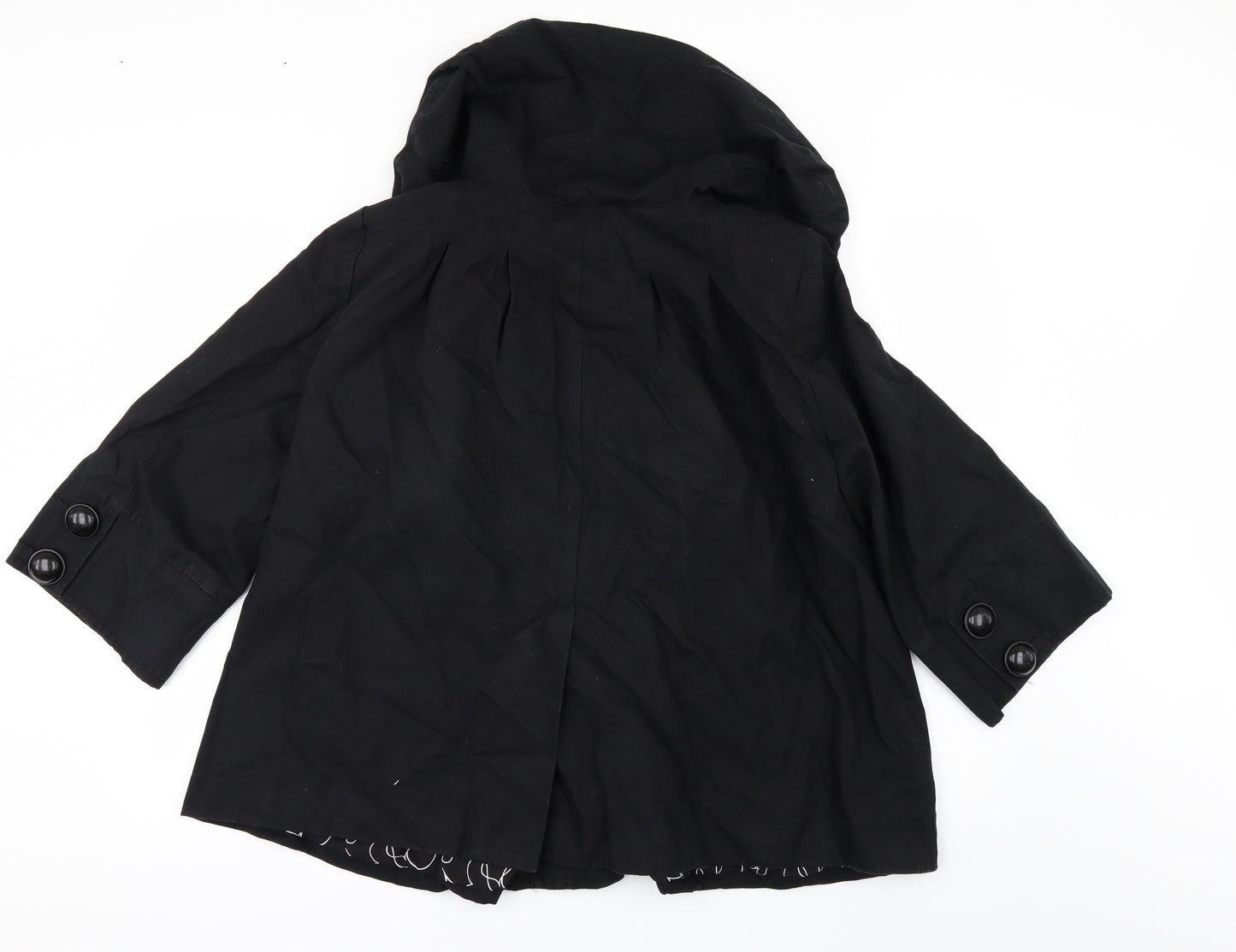 Atmosphere Womens Black   Pea Coat Coat Size 14