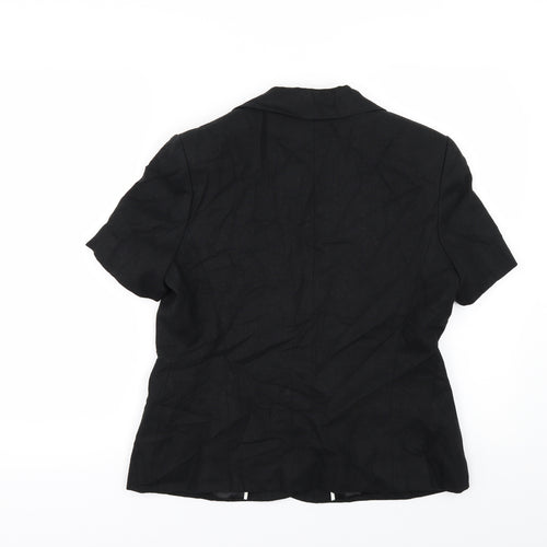 Anna Rose Womens Black   Jacket Coatigan Size 12
