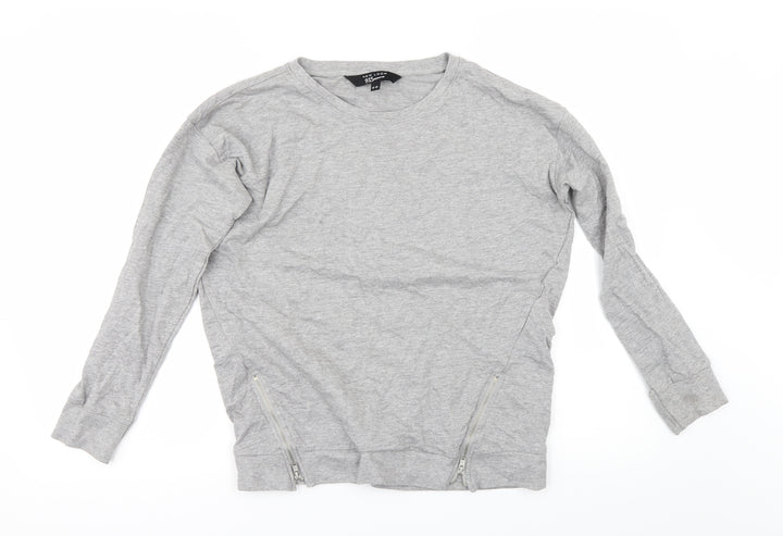 New Look Girls Grey Pullover Sweatshirt Size 12-13 Years