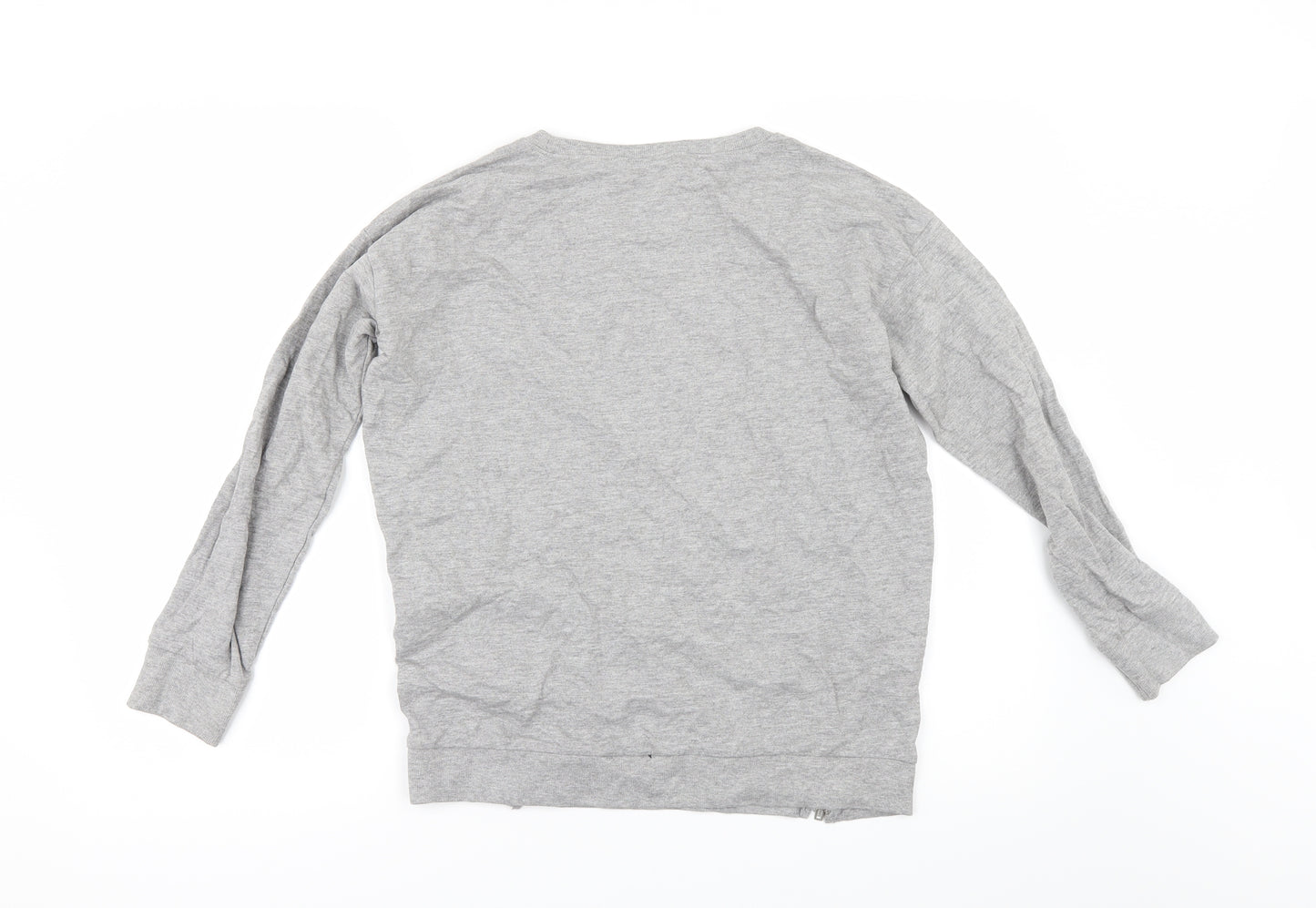 New Look Girls Grey   Pullover Sweatshirt Size 12-13 Years