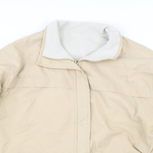 Marks and Spencer Womens Beige   Jacket  Size 14  - Reversible