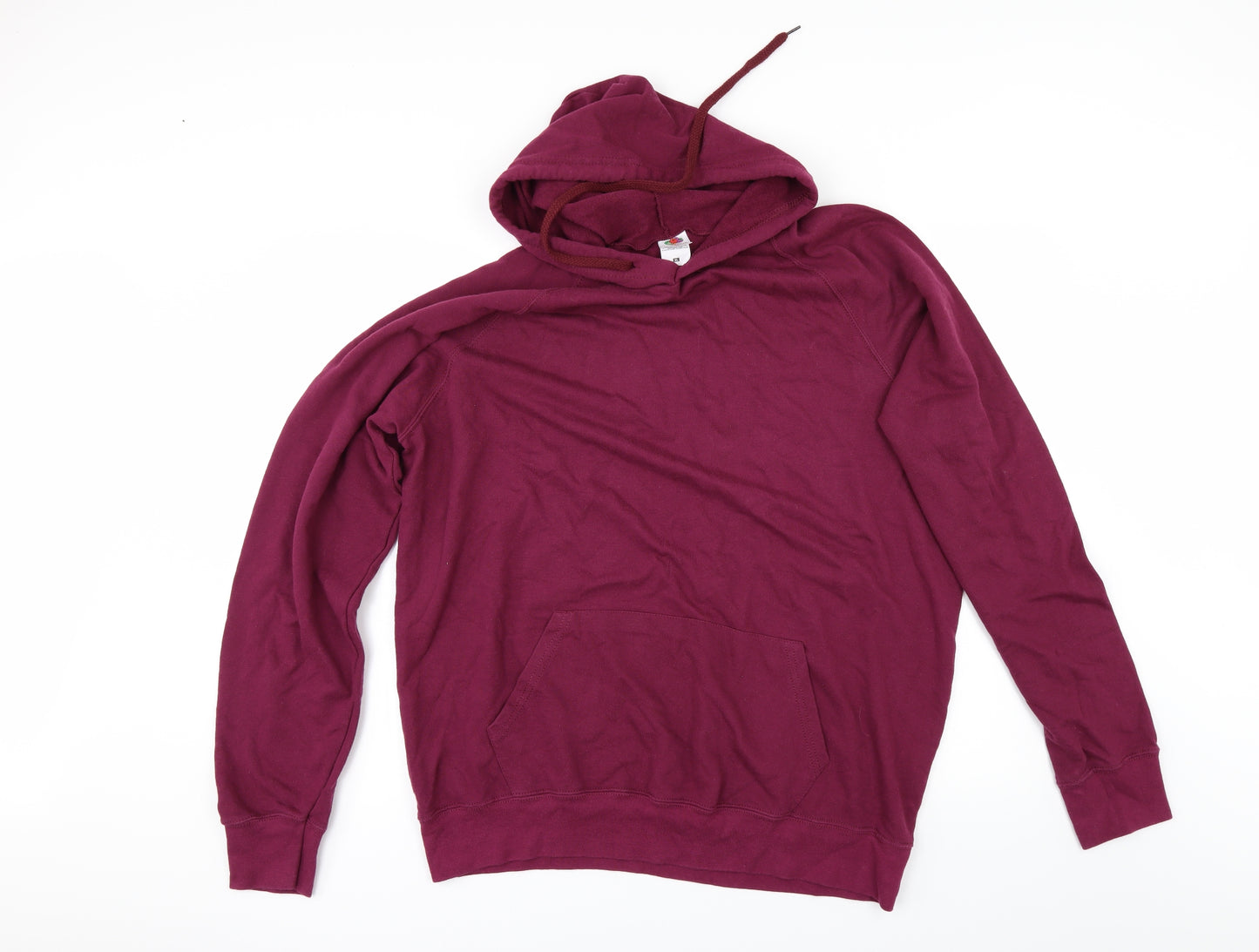 Fruit of the Loom Mens Red   Pullover Hoodie Size XL
