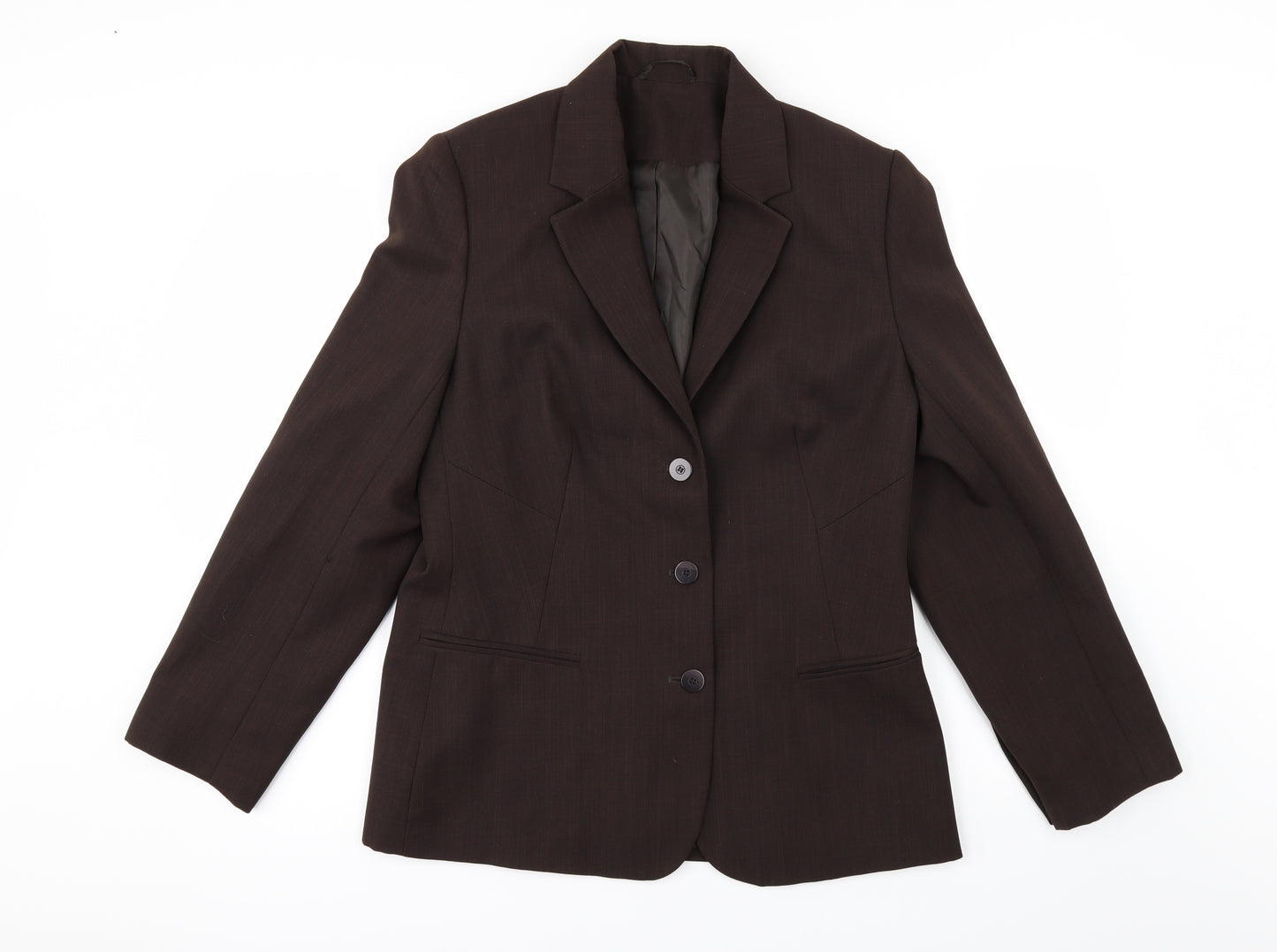 Berkertex Womens Brown   Jacket Suit Jacket Size 14