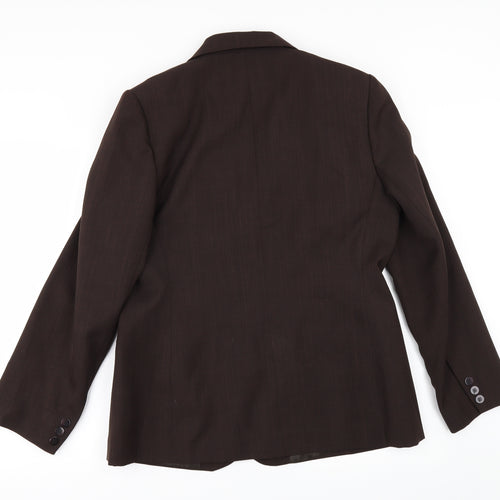 Berkertex Womens Brown   Jacket Suit Jacket Size 14