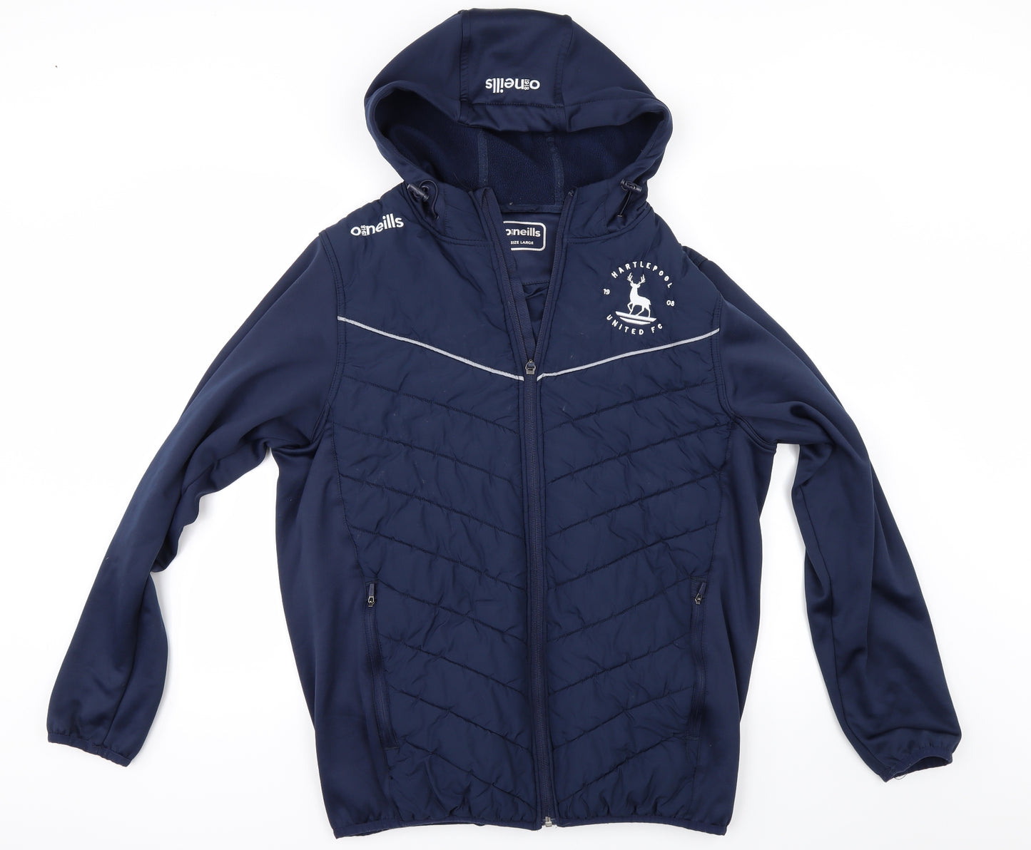 Oneil Mens Blue   Jacket  Size L  - Hartlepool United FC