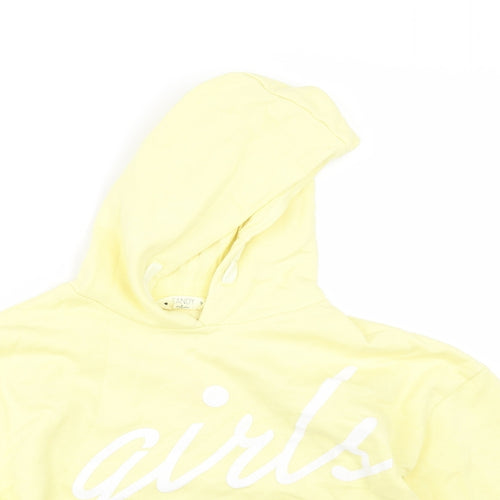 Candy Couture Girls Yellow   Pullover Hoodie Size 9 Years