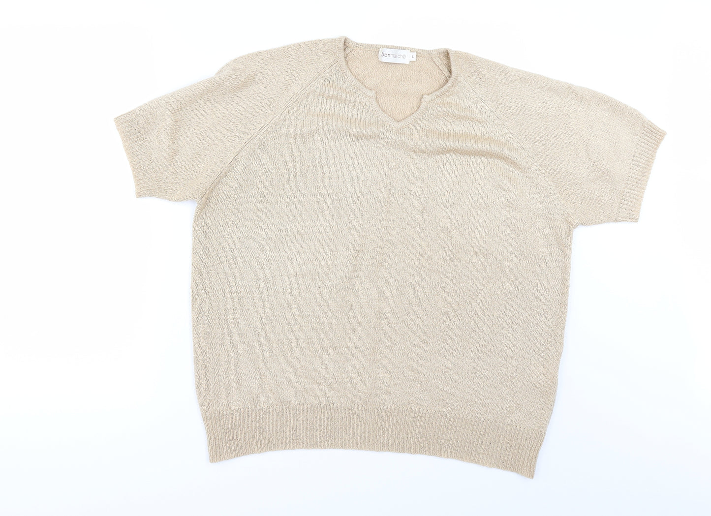 Bonmarché Womens Beige   Pullover Jumper Size L