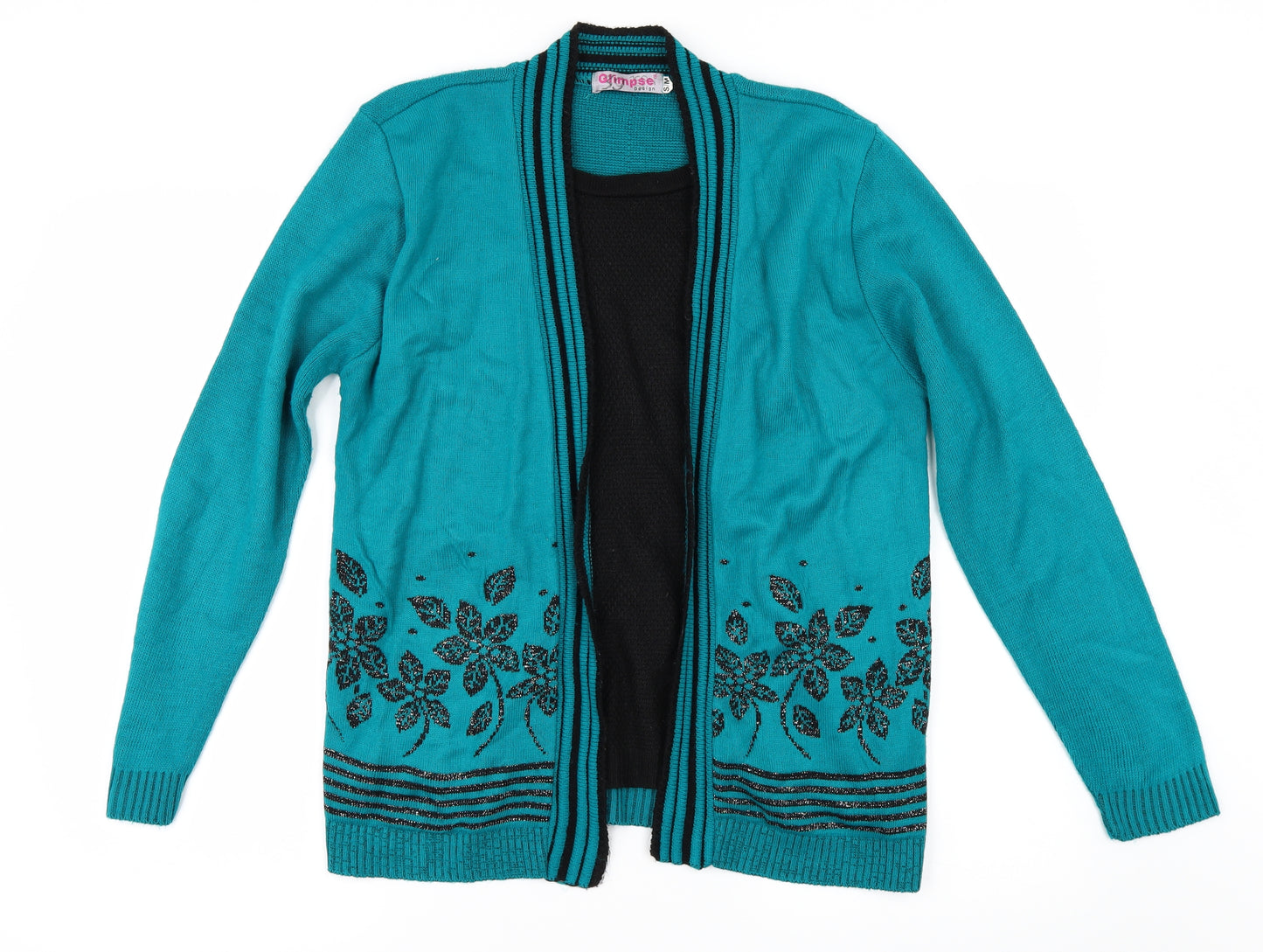 Glimpse Womens Green   Pullover Jumper Size 8