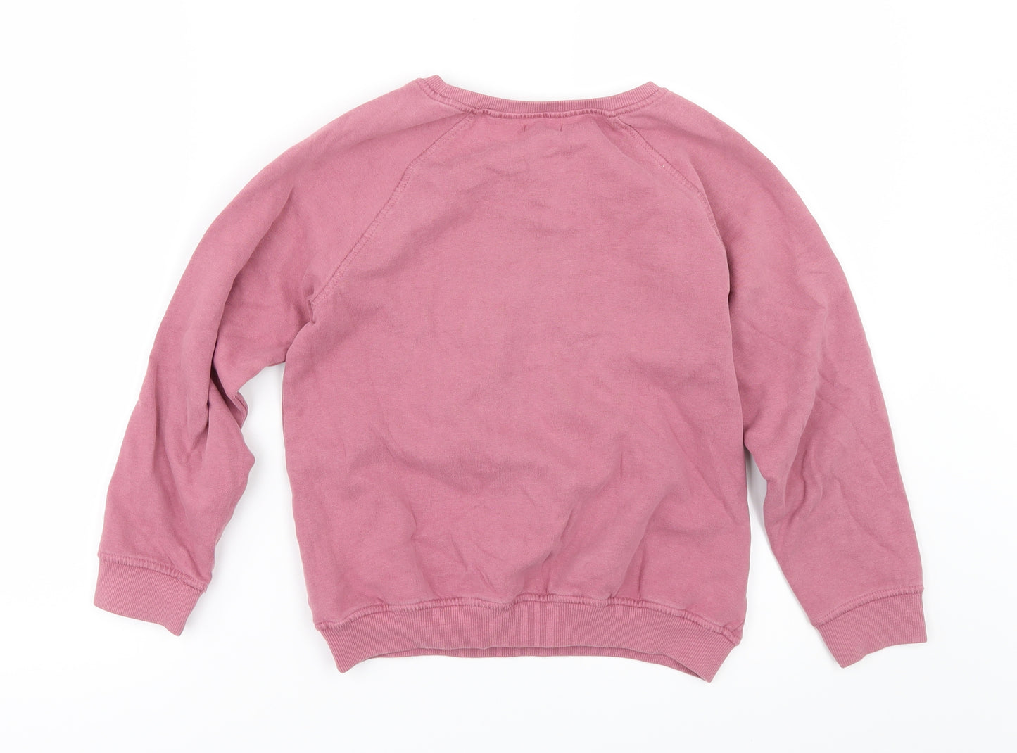 NEXT Girls Pink   Pullover Sweatshirt Size 8 Years