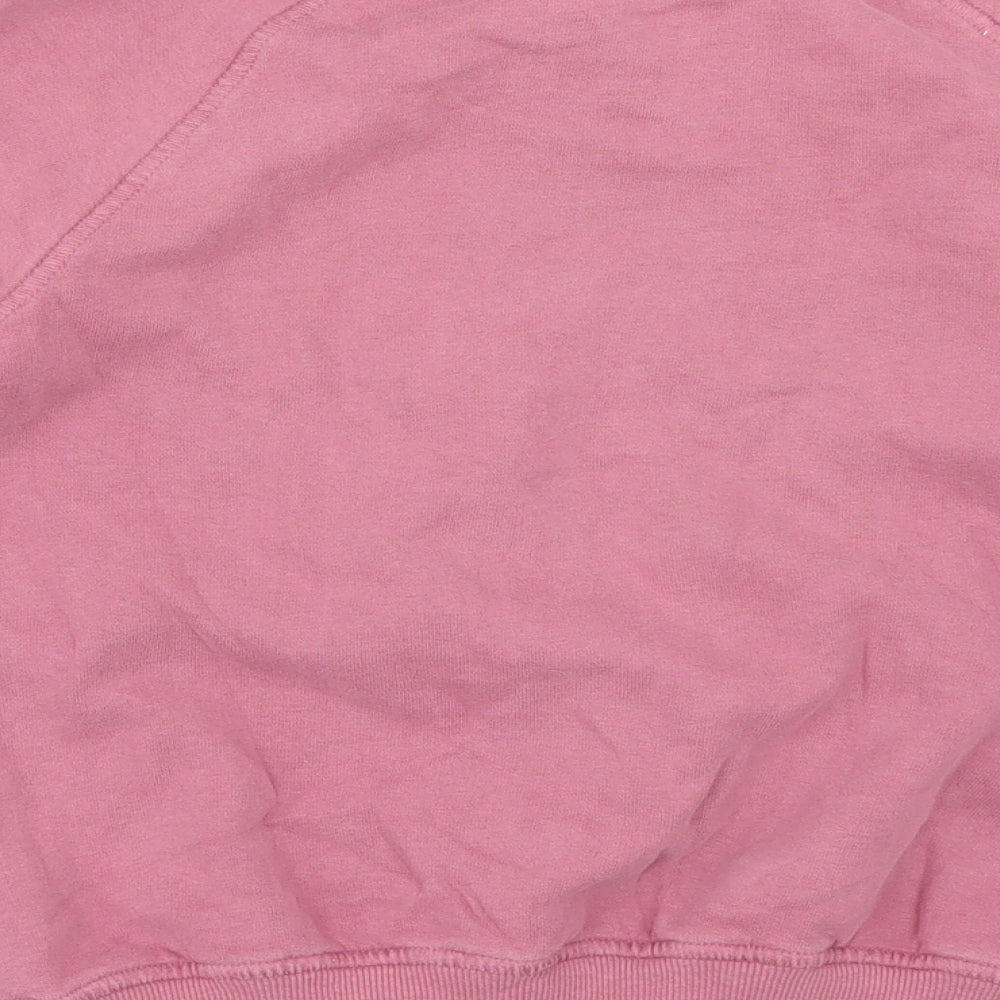 NEXT Girls Pink   Pullover Sweatshirt Size 8 Years