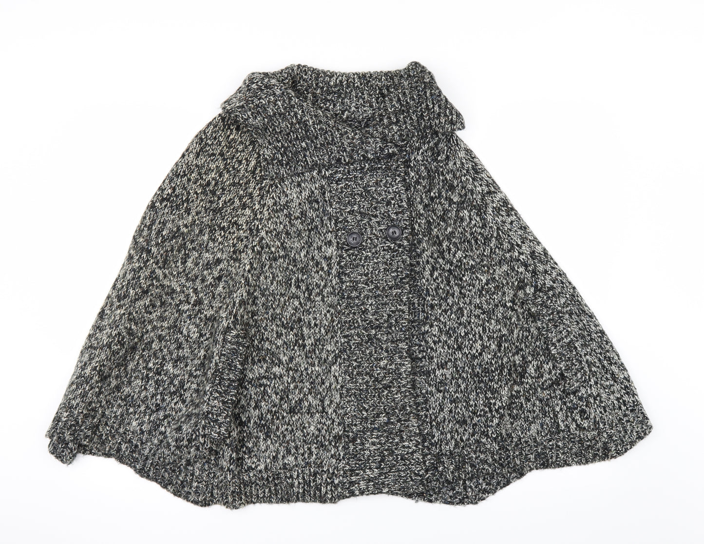 F&F Womens Grey   Jacket Poncho Size S