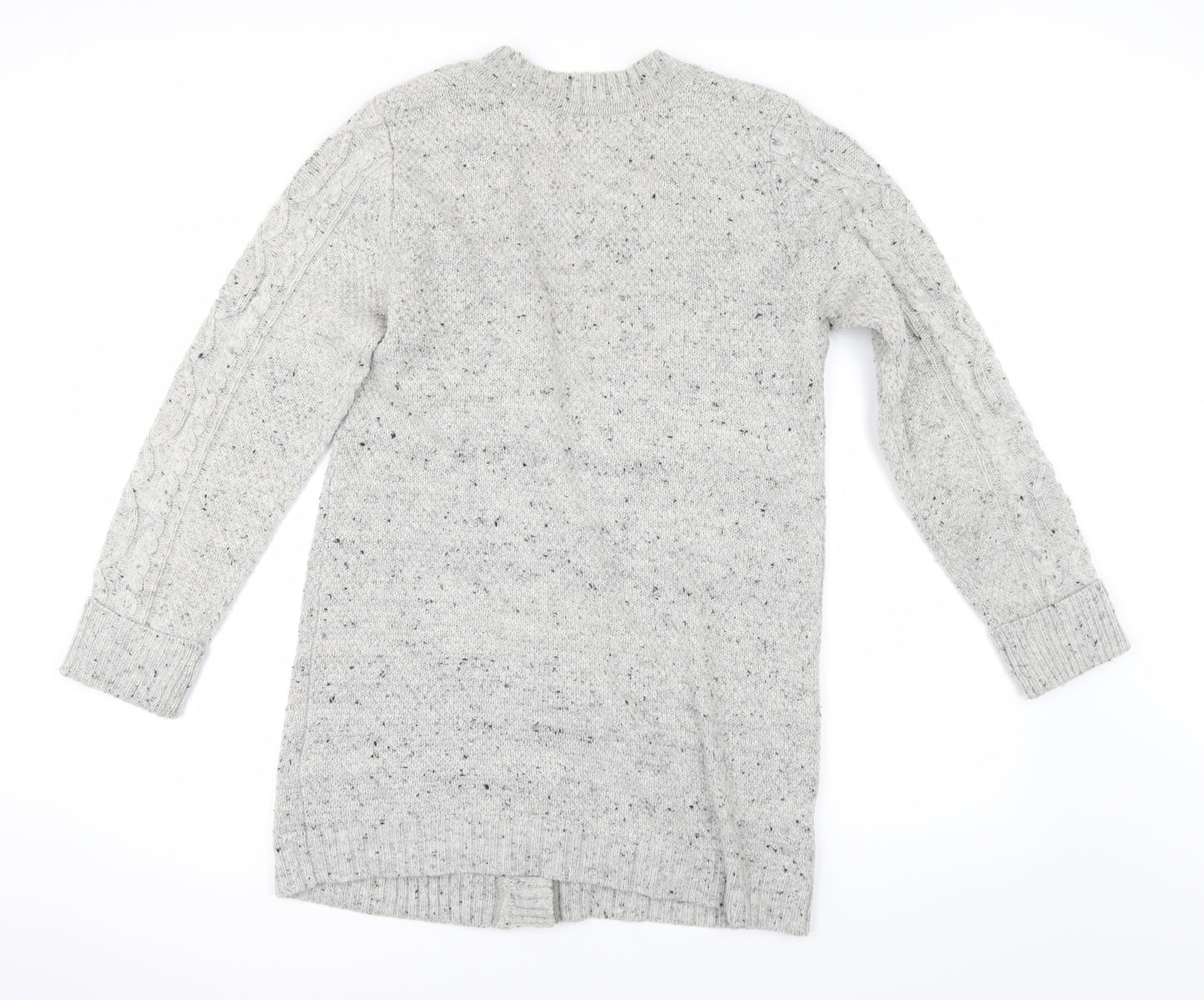 Be Beau Womens Grey   Cardigan Jumper Size 12