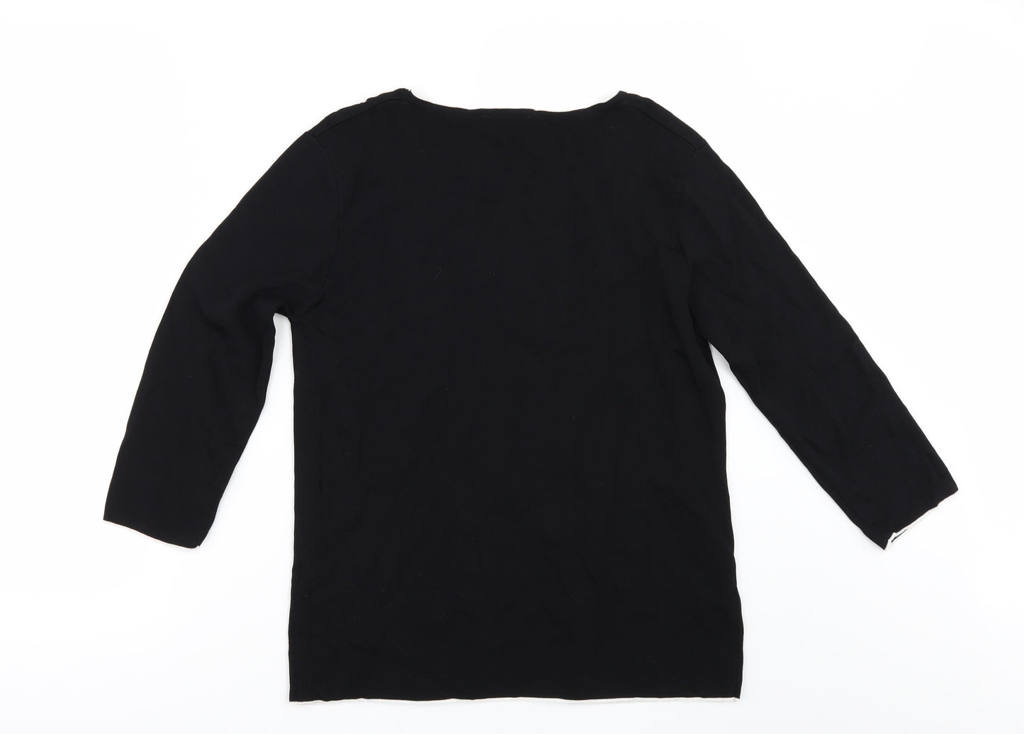 casamia Womens Black   Basic T-Shirt Size M