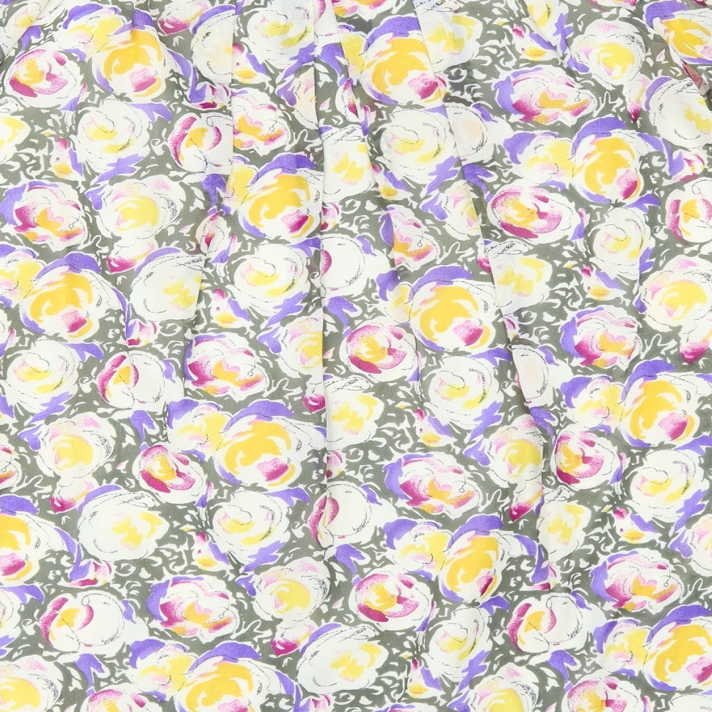 Marks and Spencer Womens Multicoloured Floral  A-Line Set Size 14