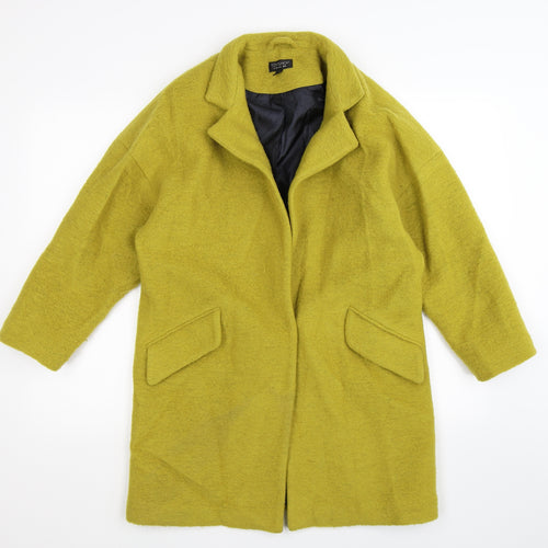 Topshop Womens Green   Jacket Coat Size 10