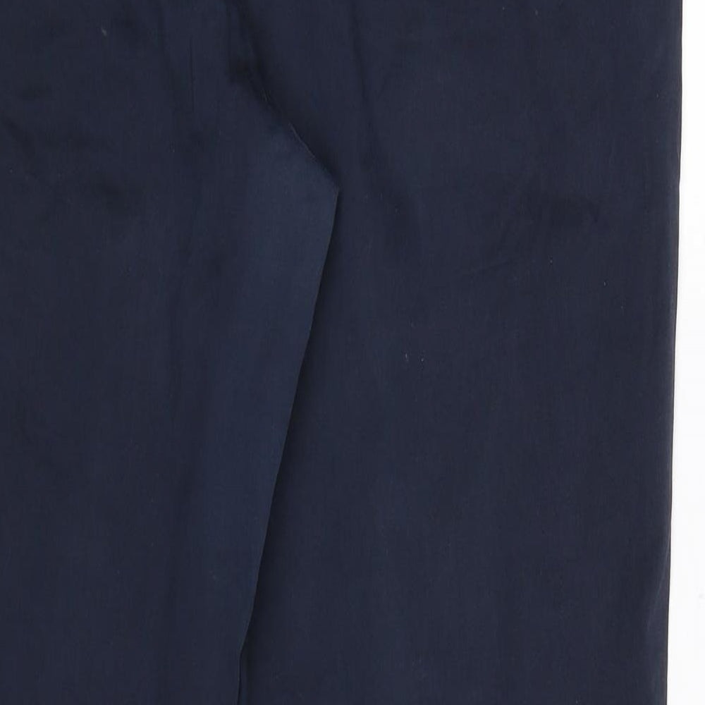 Per Una Womens Blue   Chino Trousers Size 16 L29 in