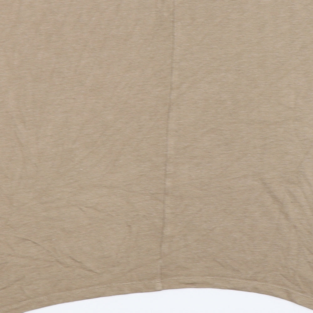 River Island Womens Beige  Knit Pullover Jumper Size 8  - Oversized