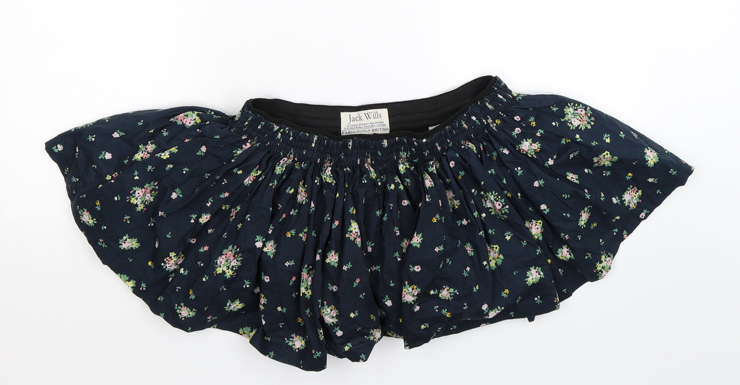 Jack Wills Womens Blue Floral  Tutu Skirt Size 10