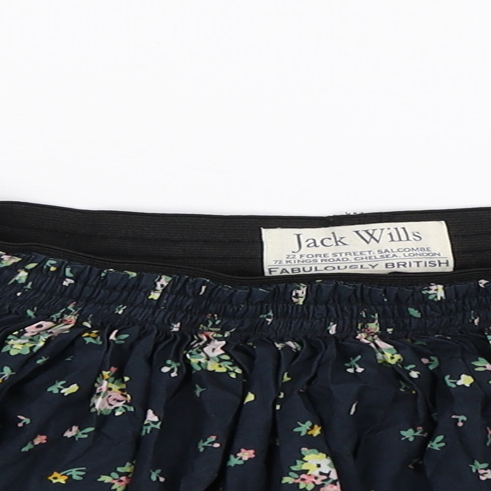 Jack Wills Womens Blue Floral  Tutu Skirt Size 10