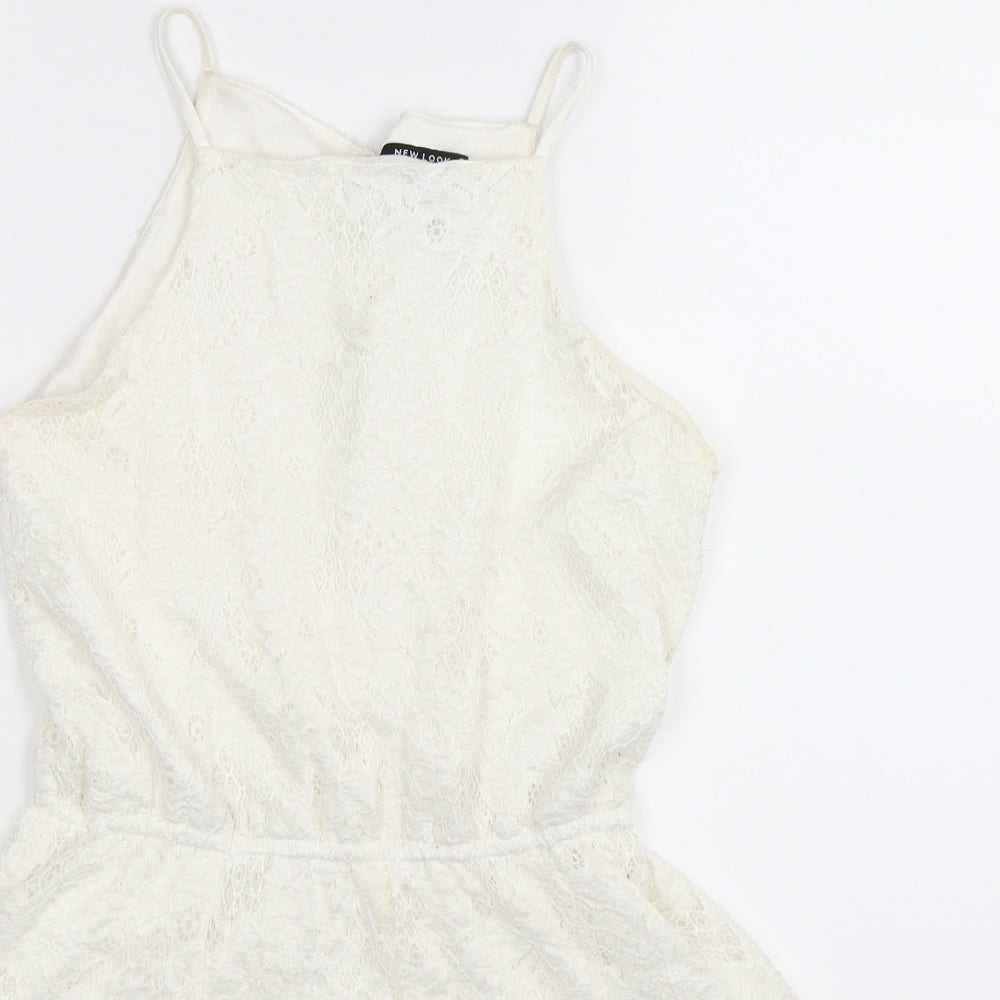 New Look Girls White   Jumpsuit One-Piece Size 12-13 Years