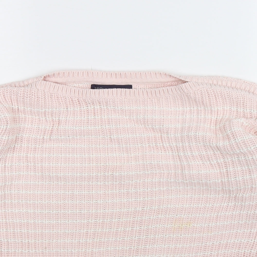 Marks and Spencer Womens Pink  Knit Pullover Jumper Size M