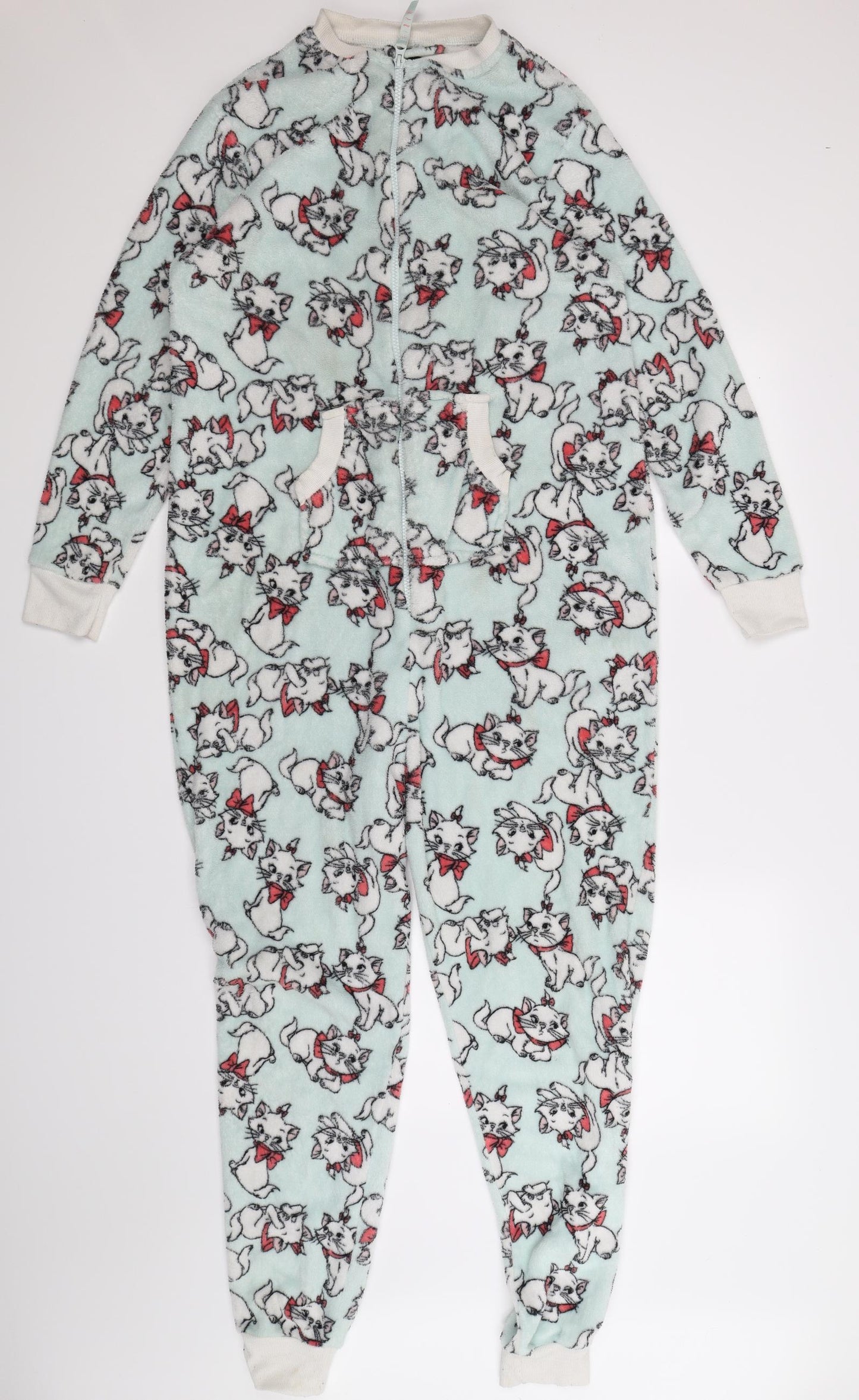 Primark Womens Green Solid Fleece Babydoll Bodysuit Size 16  - Disney
