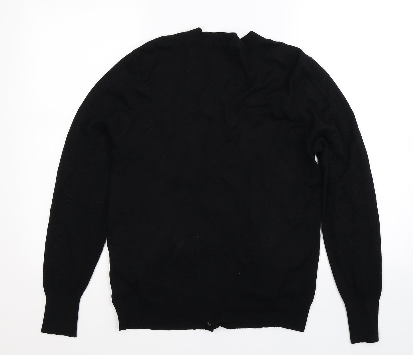 NEXT Womens Black  Knit Cardigan Jumper Size 12