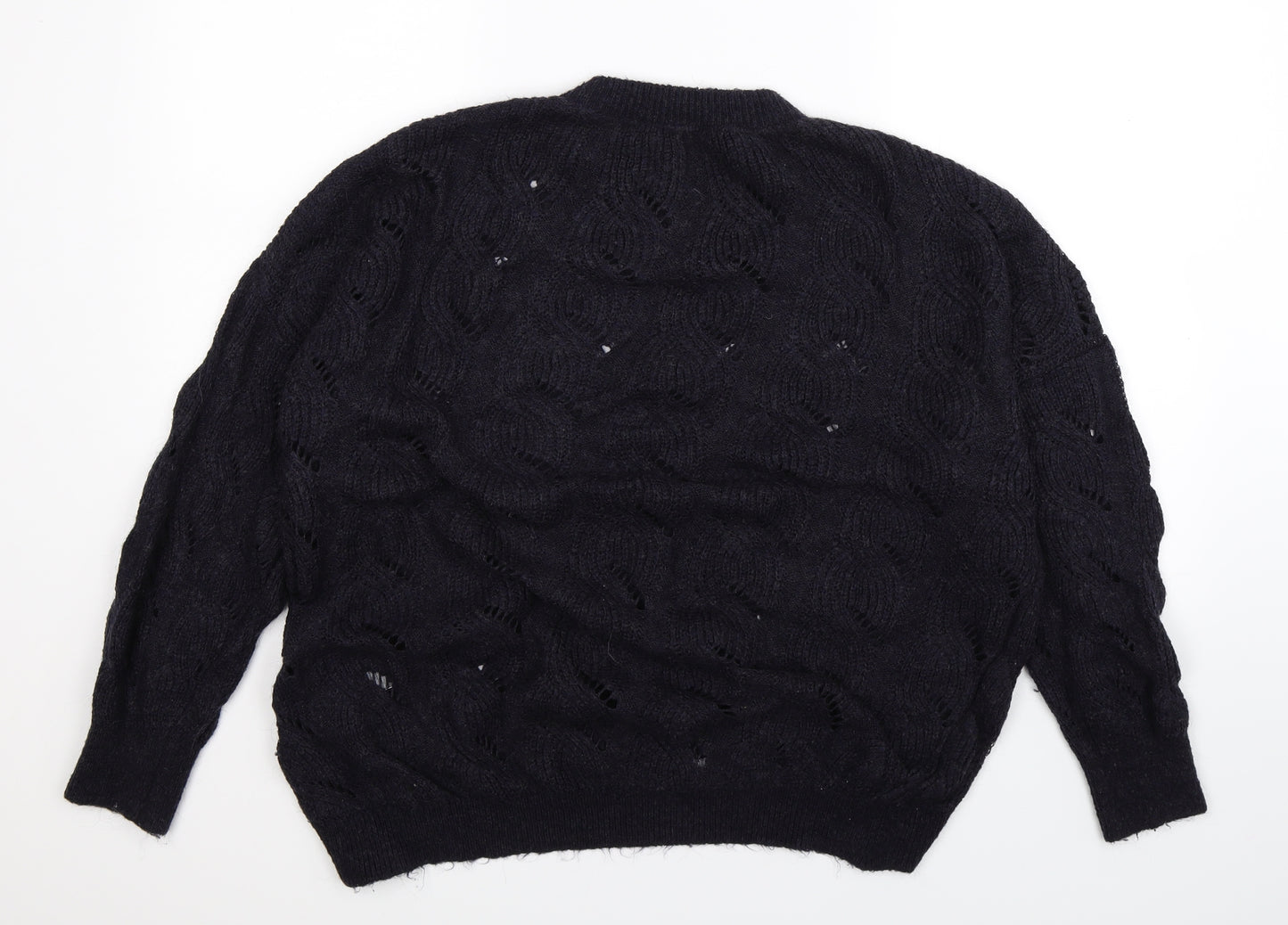 Per Una Womens Purple  Knit Pullover Jumper Size 14  - Oversized