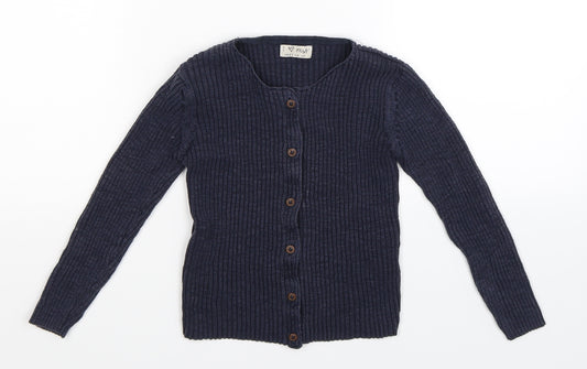 NEXT Girls Blue   Cardigan Jumper Size 6 Years
