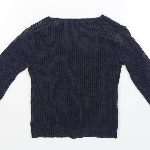 NEXT Girls Blue   Cardigan Jumper Size 6 Years