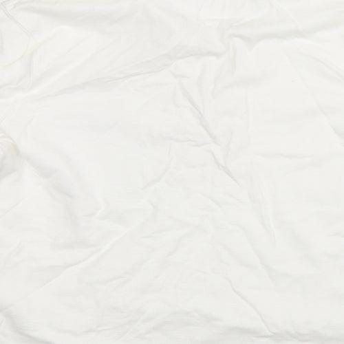 American Living Womens White   Basic Polo Size L
